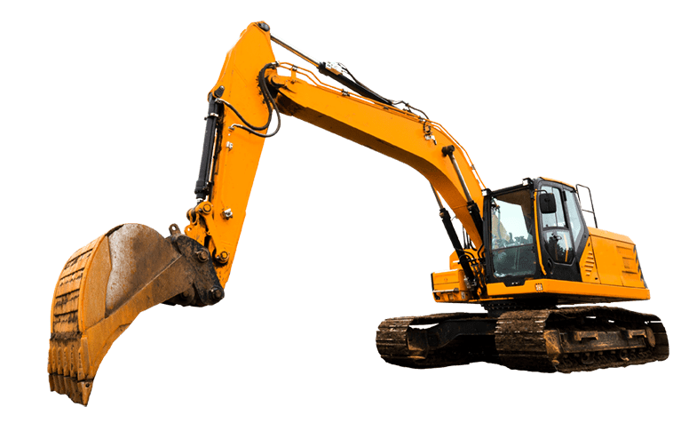 Excavator used for Site Grading