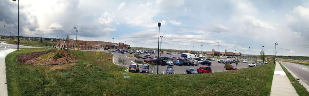 Walmart Completed Job Site in Rapid City